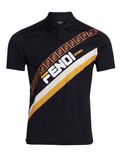 fendi polo top|fendi polo shirts for men.